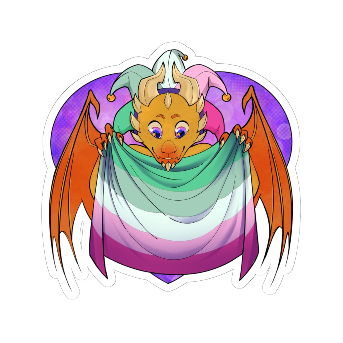Sticker - Ravi has Abrosexual Pride - LGBTQIA+