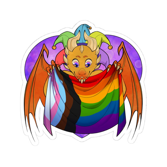 Ravi Sticker – Inclusivity Pride by TheDoodler