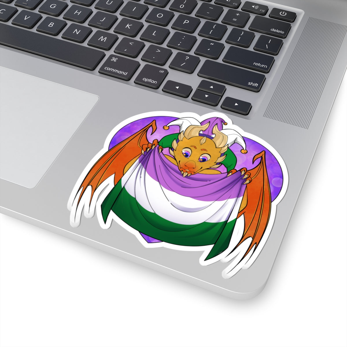 Sticker - Ravi has Genderqueer Pride - LGBTQIA+