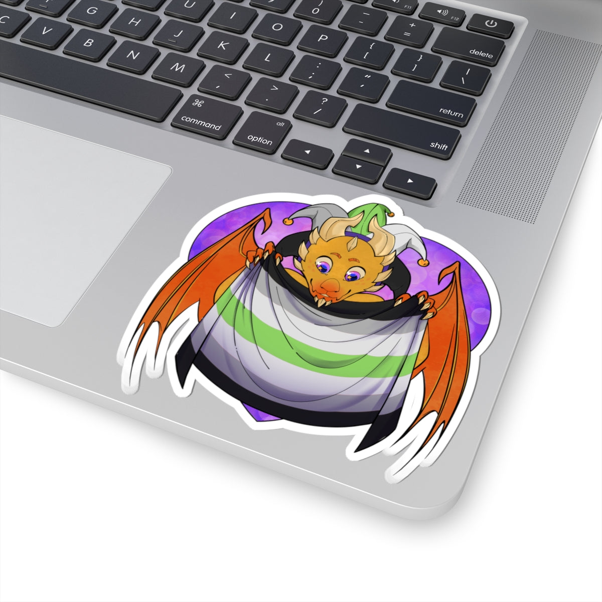 Sticker - Ravi has Agender Pride - LGBTQIA+