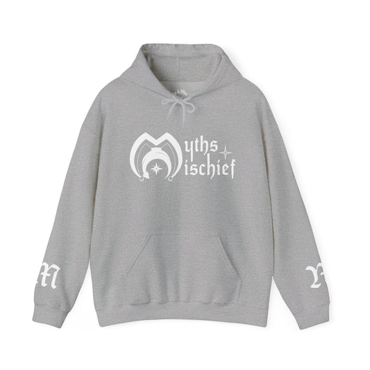 Hooded Sweatshirt with Myths and Mischief Logo