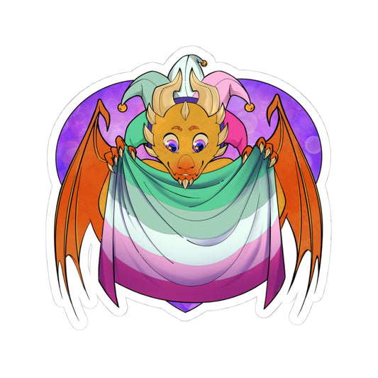 Ravi Sticker – Abrosexual Pride by TheDoodler