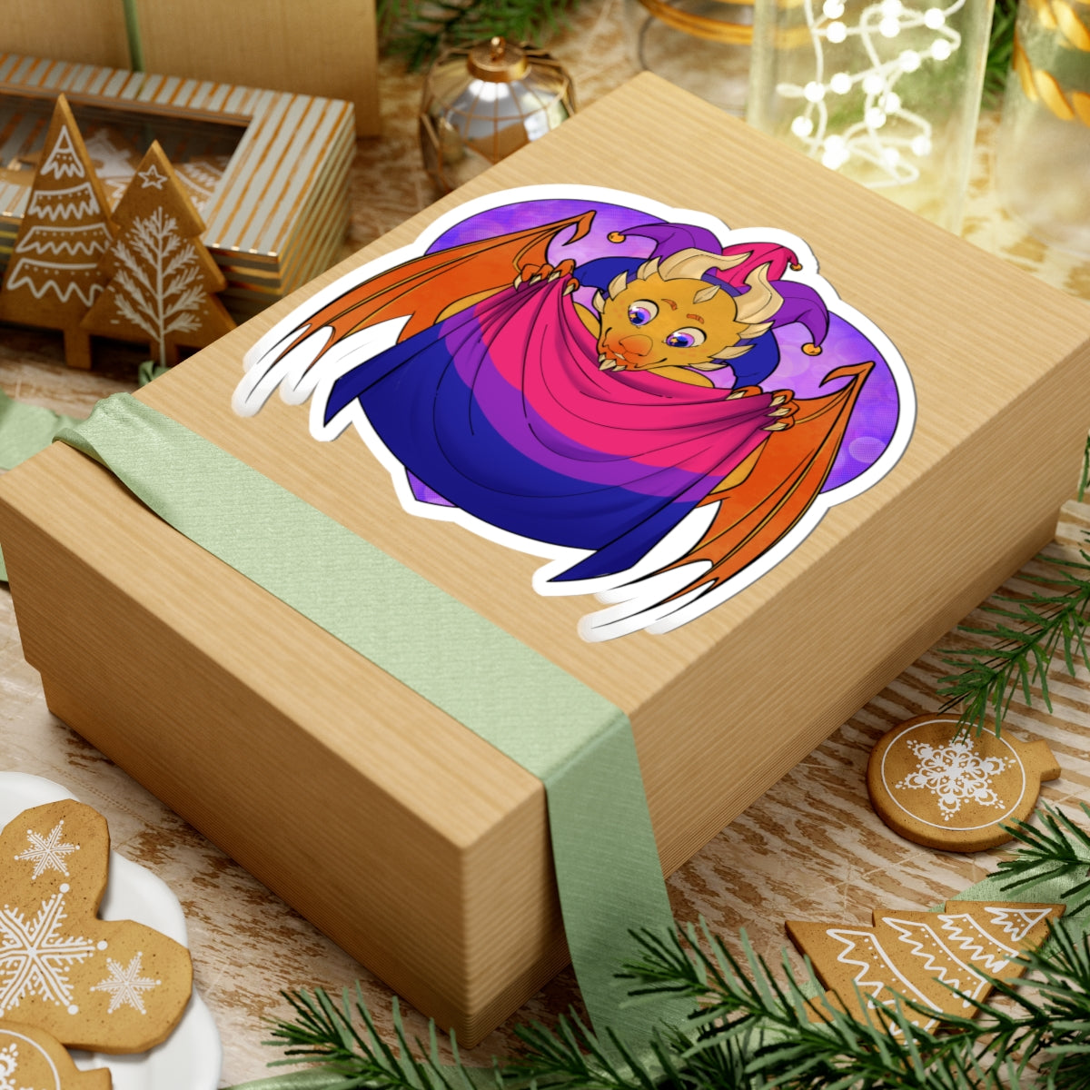 Sticker - Ravi has Bisexual Pride - LGBTQIA+
