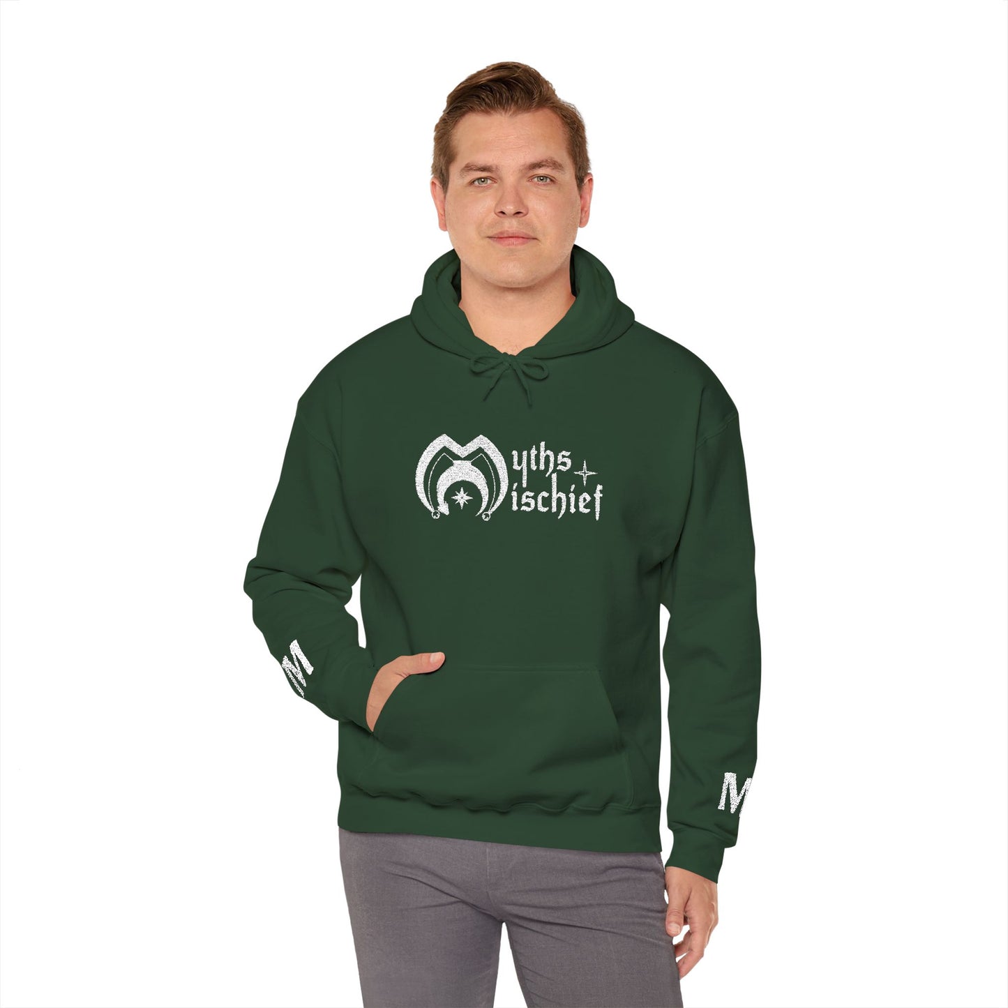 Hooded Sweatshirt - Myths & Mischief - Logo