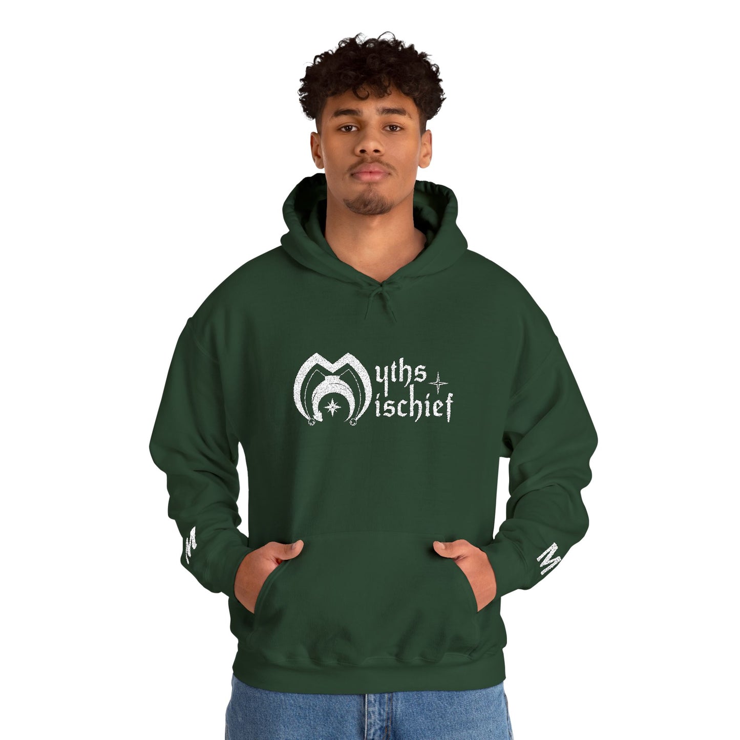 Hooded Sweatshirt - Myths & Mischief - Logo
