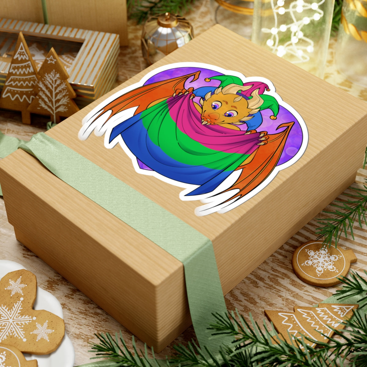 Sticker - Ravi has Polysexual Pride - LGBTQIA+