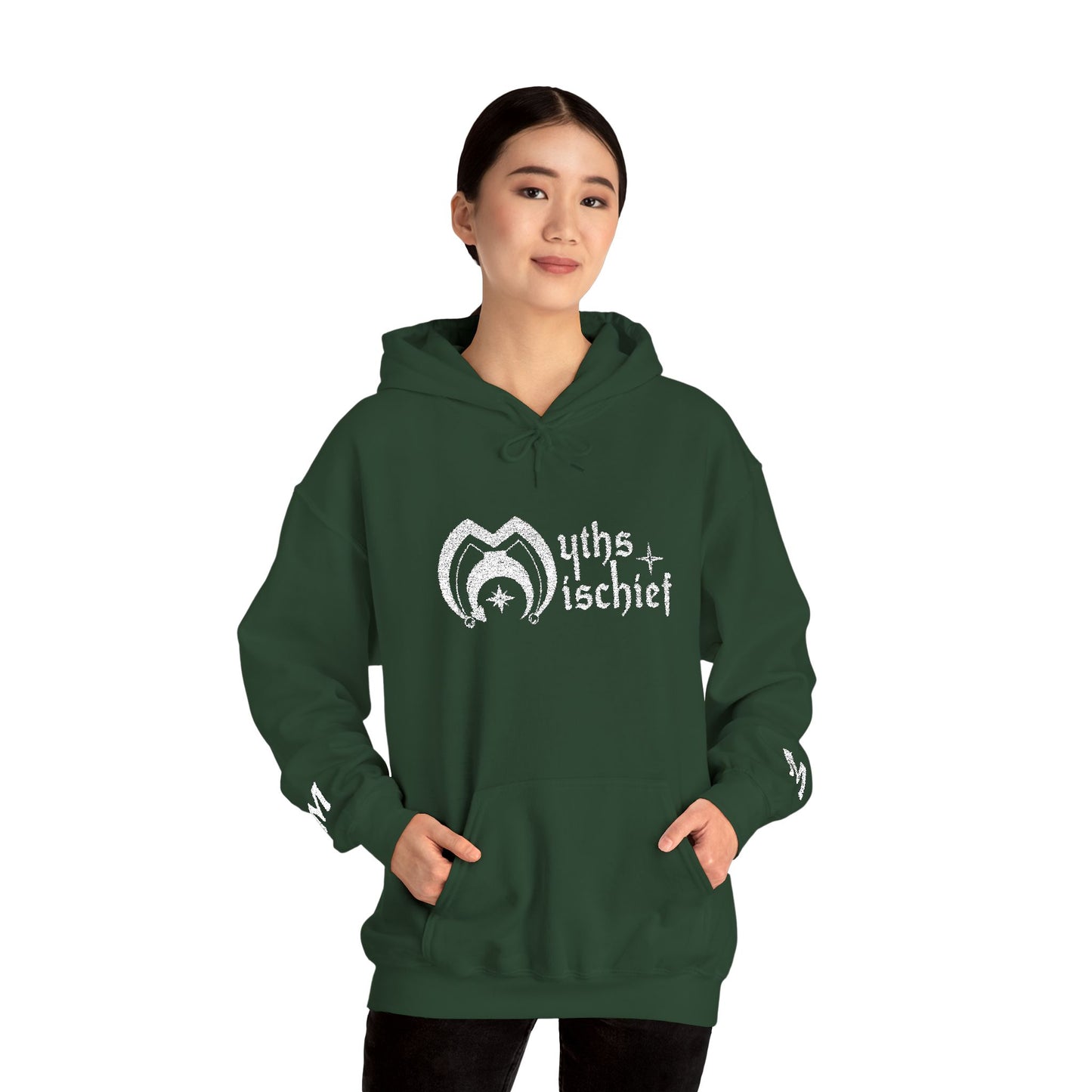 Hooded Sweatshirt - Myths & Mischief - Logo