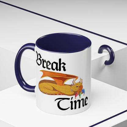 Coffee Mug - "Break Time" - Sleeping Ravi