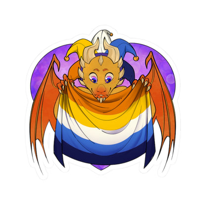 Ravi Sticker – Aro-Ace Pride by TheDoodler