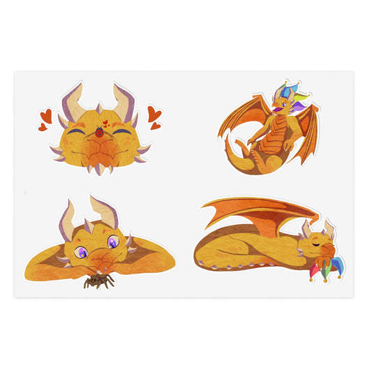 Sticker Sheet - Ravi, the Dragon - Medley