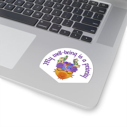 Sticker - "My Well-Being is a Priority" - Ravi Quote