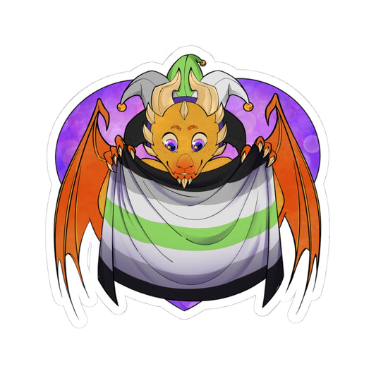 Sticker - Ravi has Agender Pride - LGBTQIA+