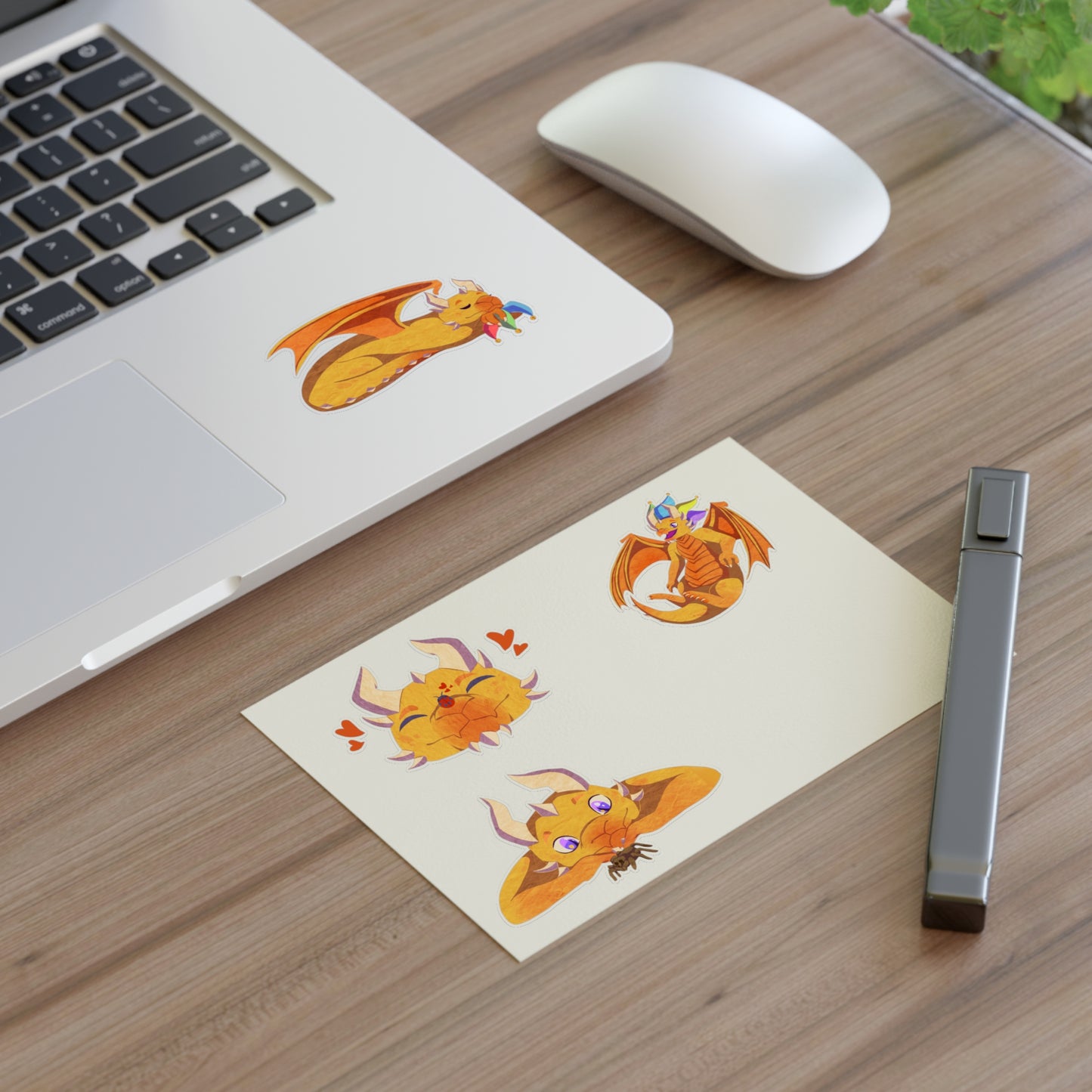 Sticker Sheet – Ravi the Dragon by SharronVan