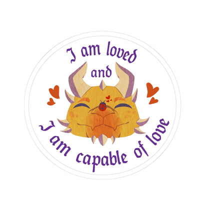 Ravi Sticker – I Am Loved and Capable of Love by SharronVan