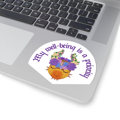 Sticker - "My Well-Being is a Priority" - Ravi Quote