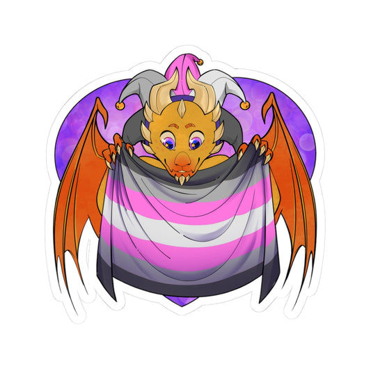 Ravi Sticker – Demi-Girl Pride by TheDoodler