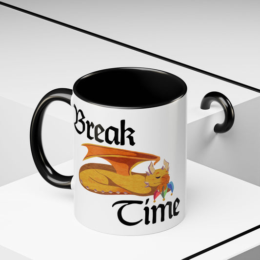 Coffee Mug - "Break Time" - Sleeping Ravi