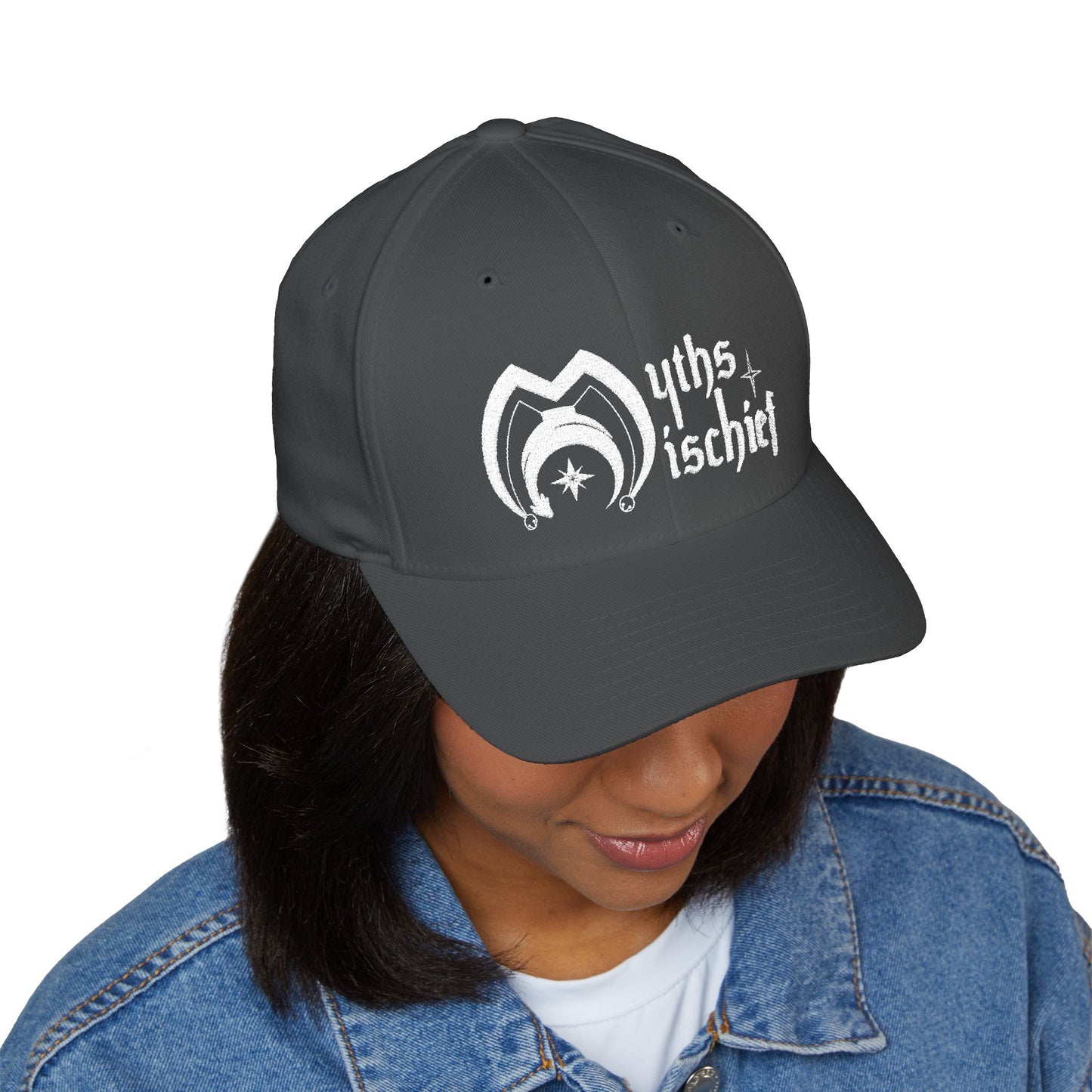 Baseball Cap with Myths and Mischief Logo