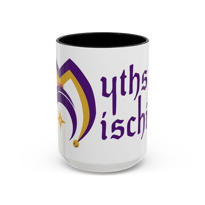 Coffee Mug with Myths and Mischief Logo
