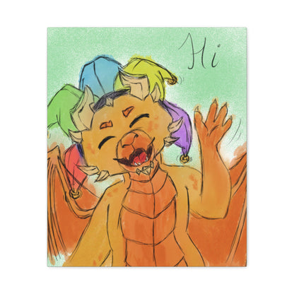 Canvas Print – Ravi Waving “Hi” by FoeTwentyFour