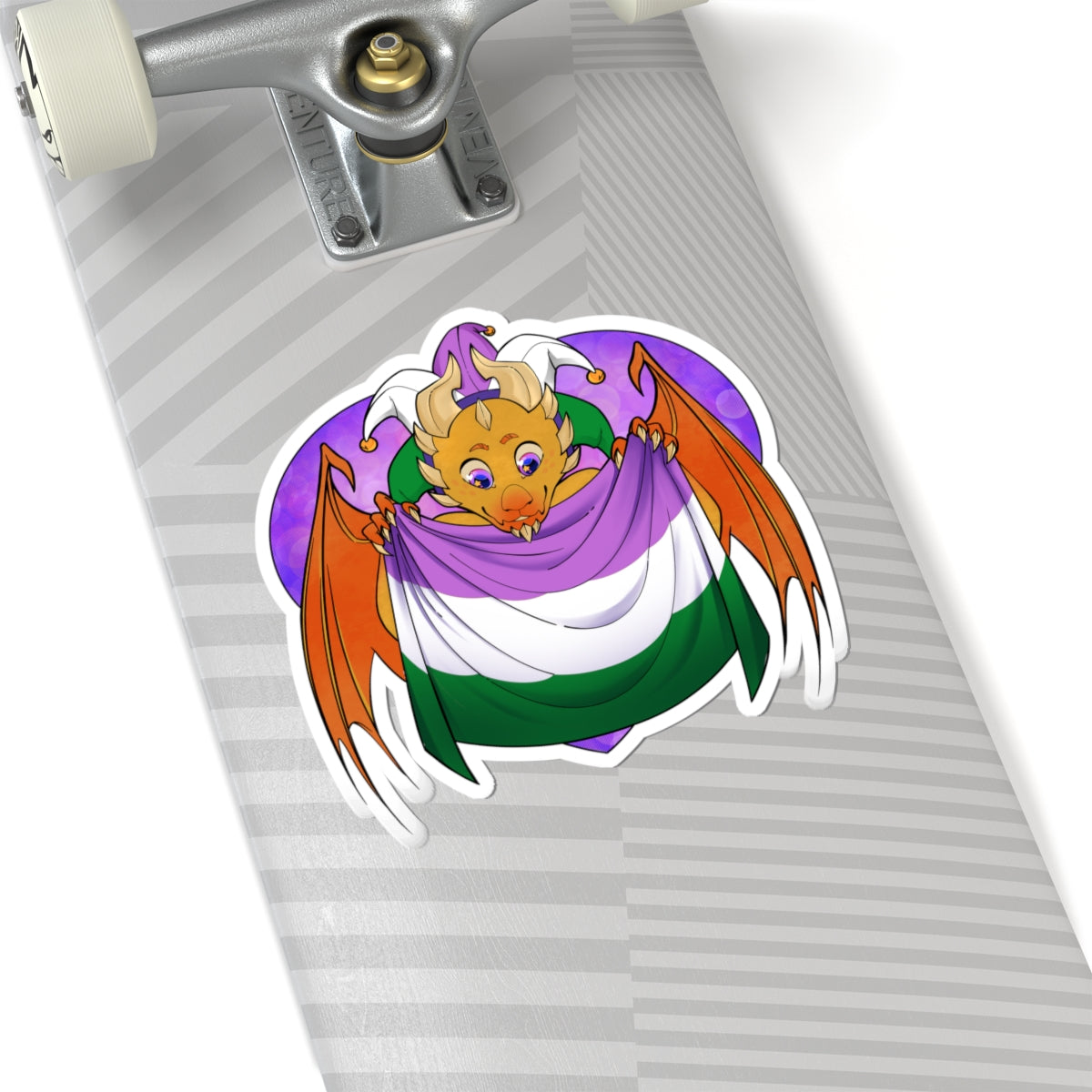 Sticker - Ravi has Genderqueer Pride - LGBTQIA+