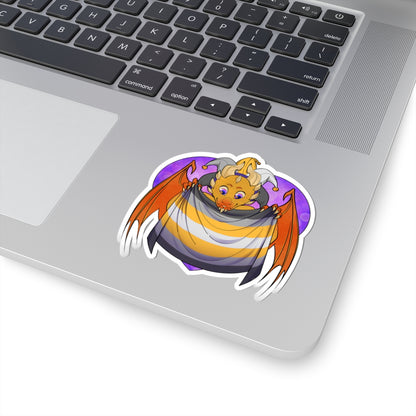 Ravi Sticker – Demi-Gender Pride by TheDoodler