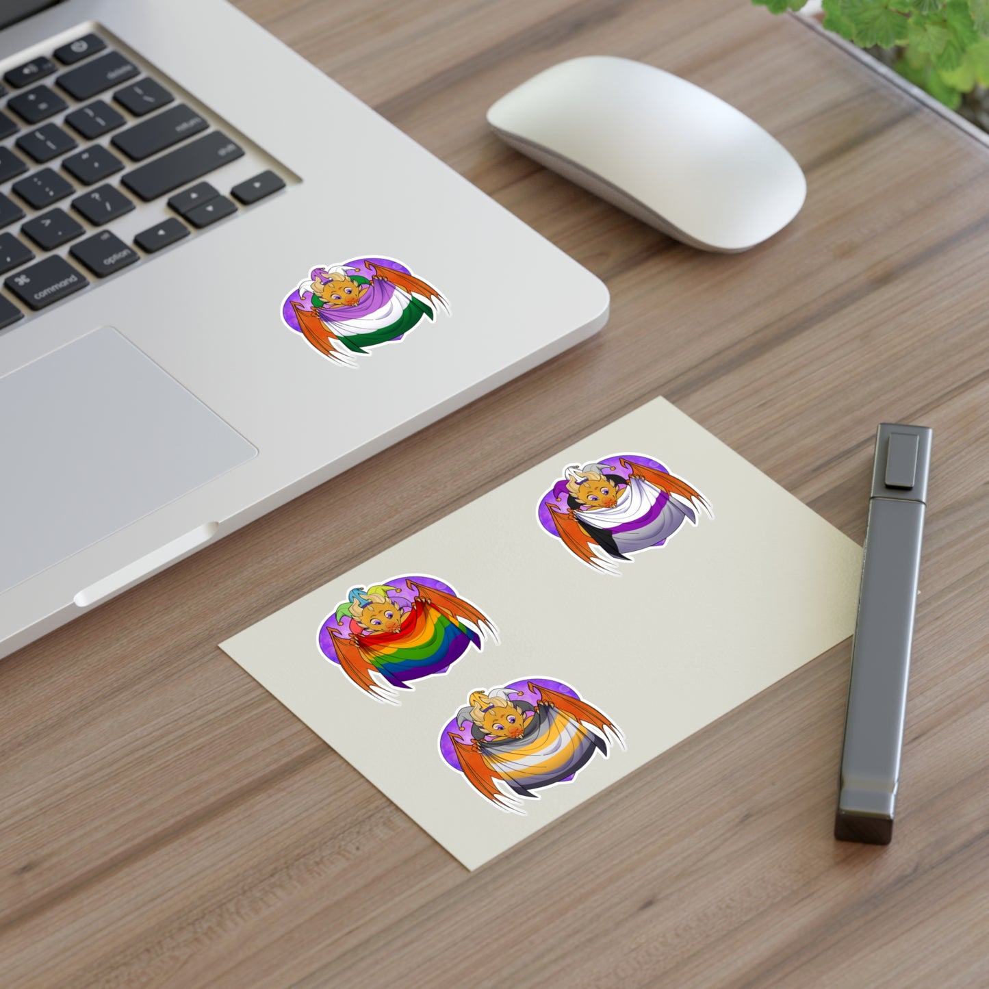 Sticker Sheet - Ravi loves Demi Pride - LGBTQIA+ Medley
