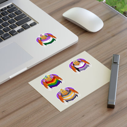 Sticker Sheet - Ravi loves Demi Pride - LGBTQIA+ Medley