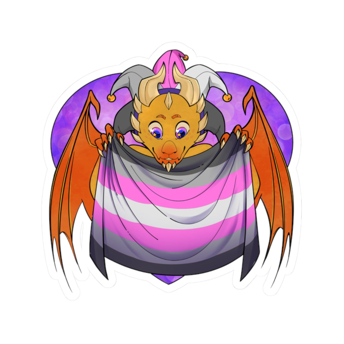 Sticker - Ravi has Demi-Girl Pride - LGBTQIA+