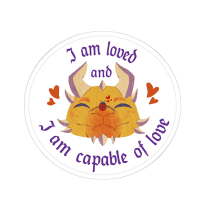 Sticker - "I Am Loved and I Am Capable of Love" - Ravi Quote