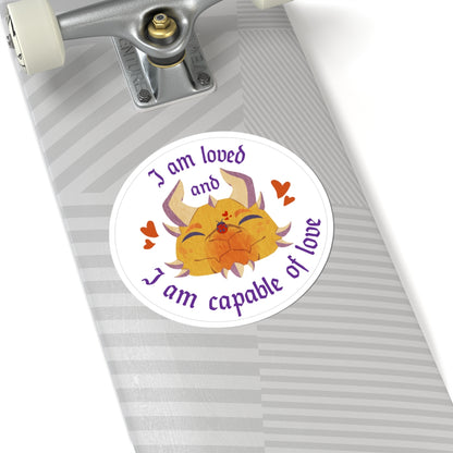 Sticker - "I Am Loved and I Am Capable of Love" - Ravi Quote