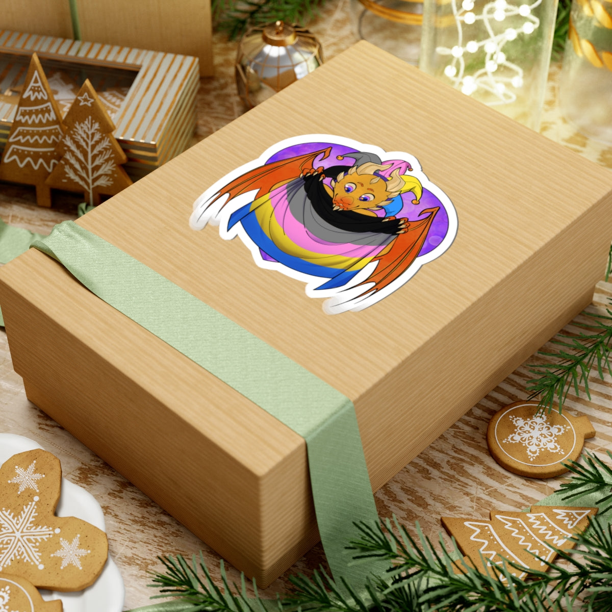 Ravi Sticker – Poly-Gender Pride by TheDoodler