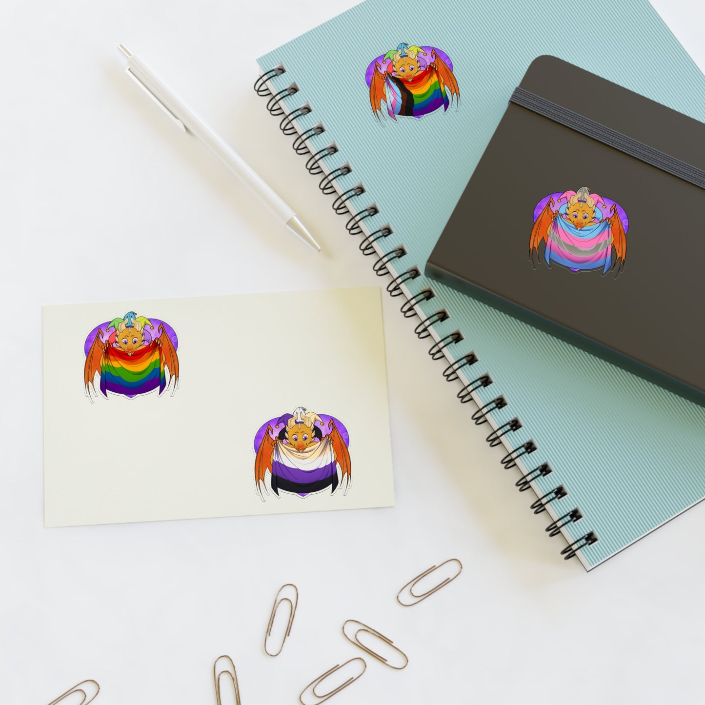 Sticker Sheet - Ravi has Pride - LGBTQIA+ Medley