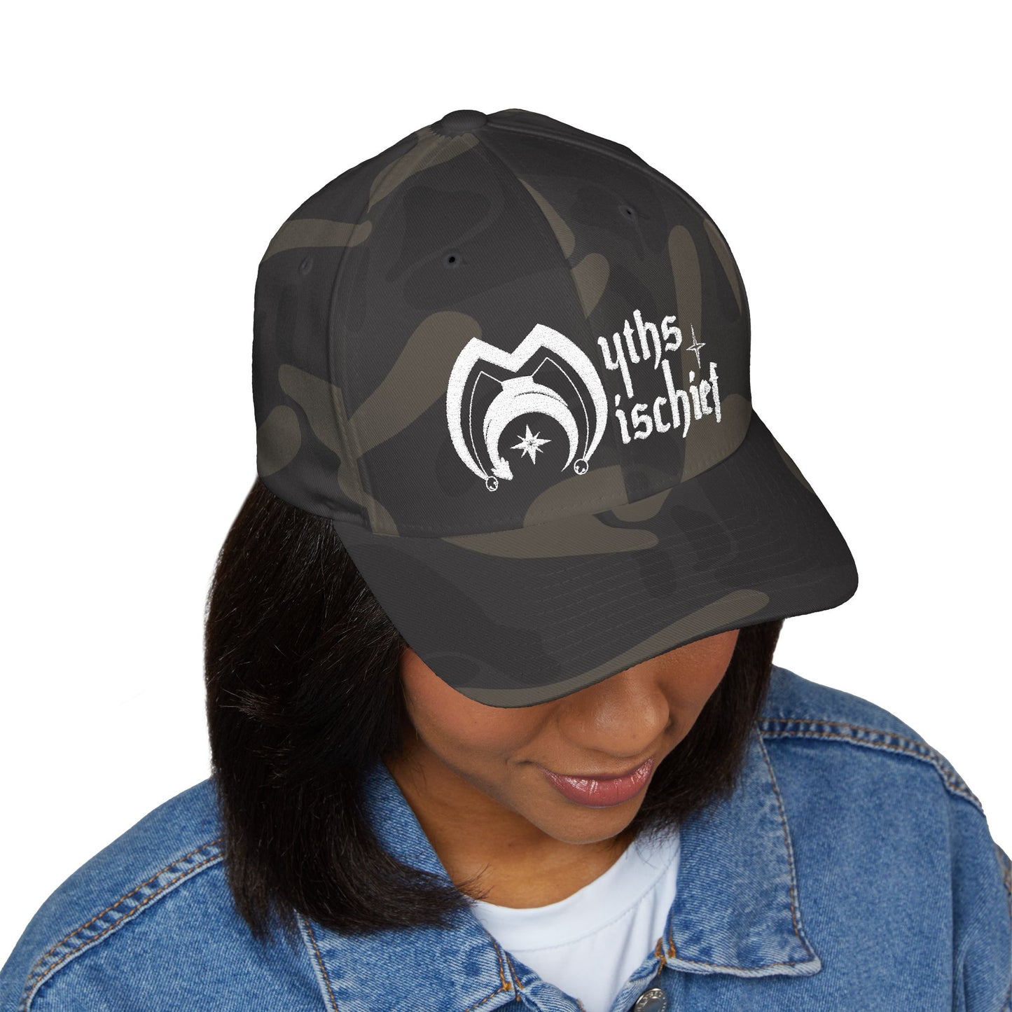Baseball Cap with Myths and Mischief Logo