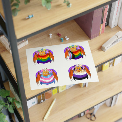 Sticker Sheet - Ravi has Pride - LGBTQIA+ Medley