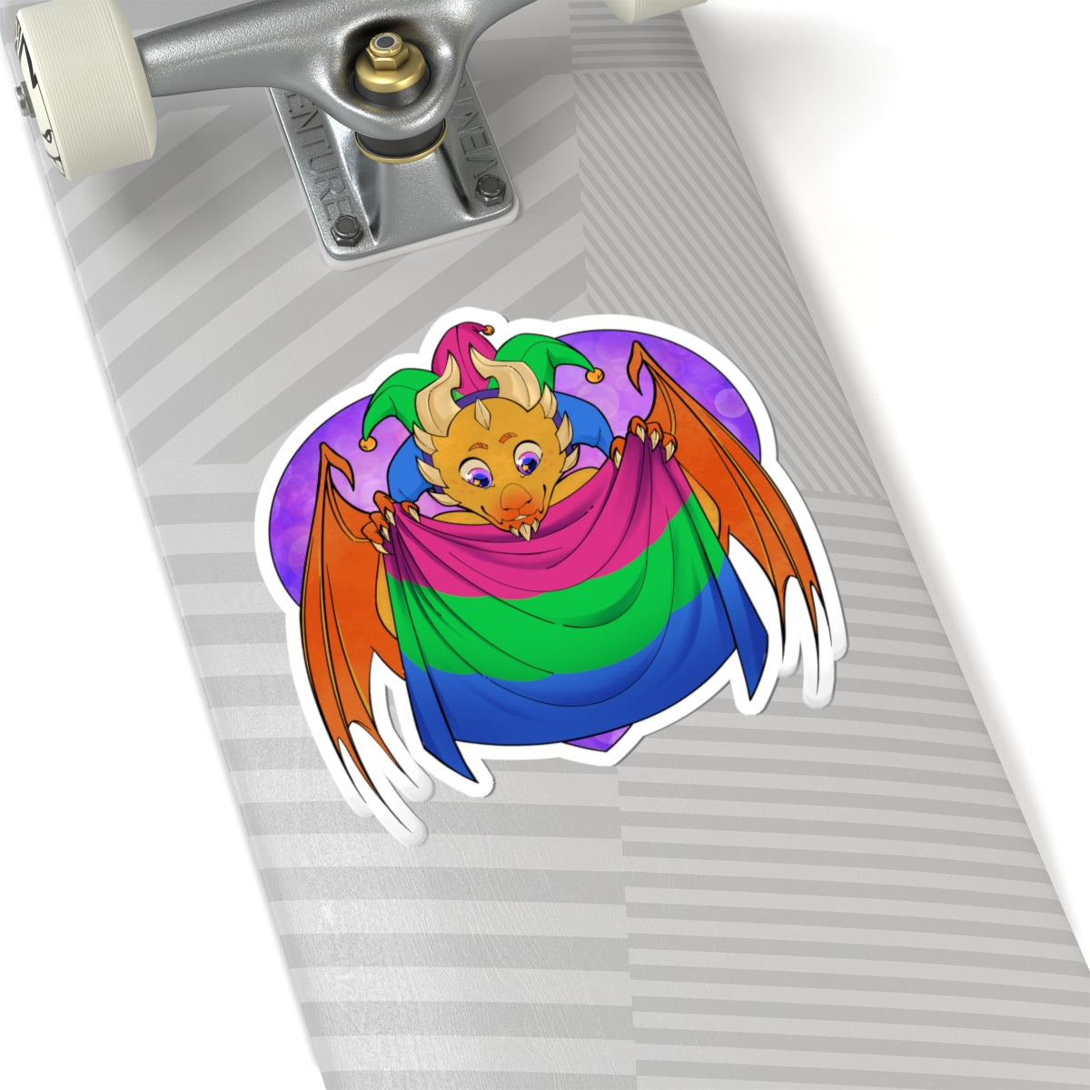 Sticker - Ravi has Polysexual Pride - LGBTQIA+