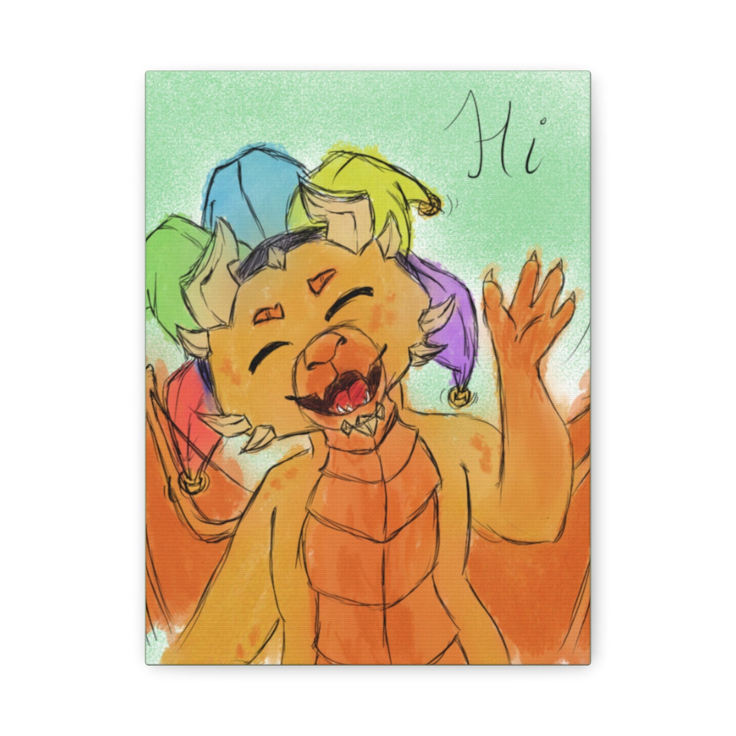 Canvas Print – Ravi Waving “Hi” by FoeTwentyFour