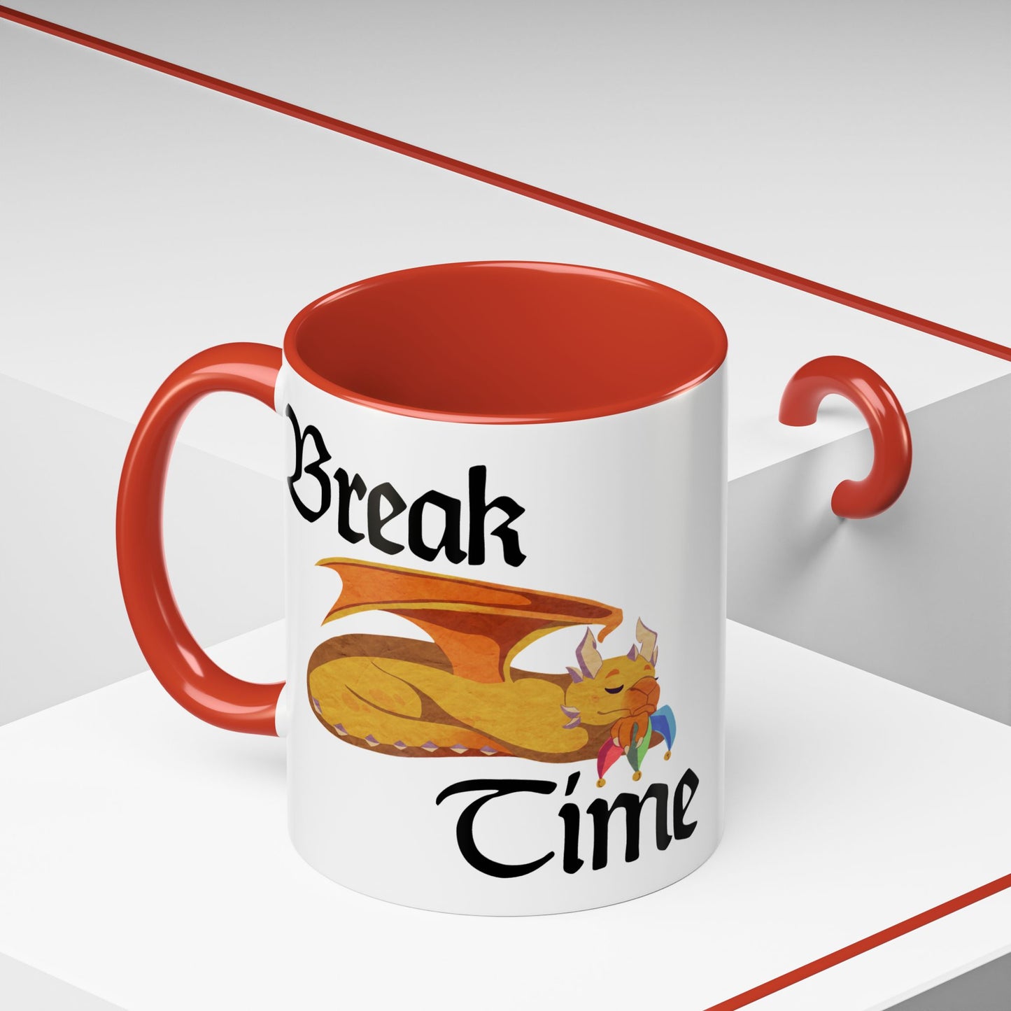 Coffee Mug - "Break Time" - Sleeping Ravi
