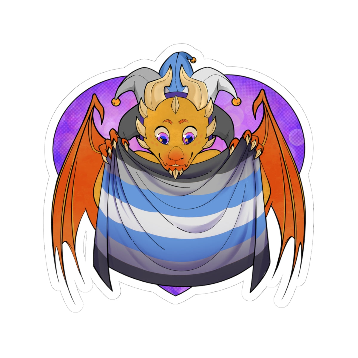 Ravi Sticker – Demi-Boy Pride by TheDoodler