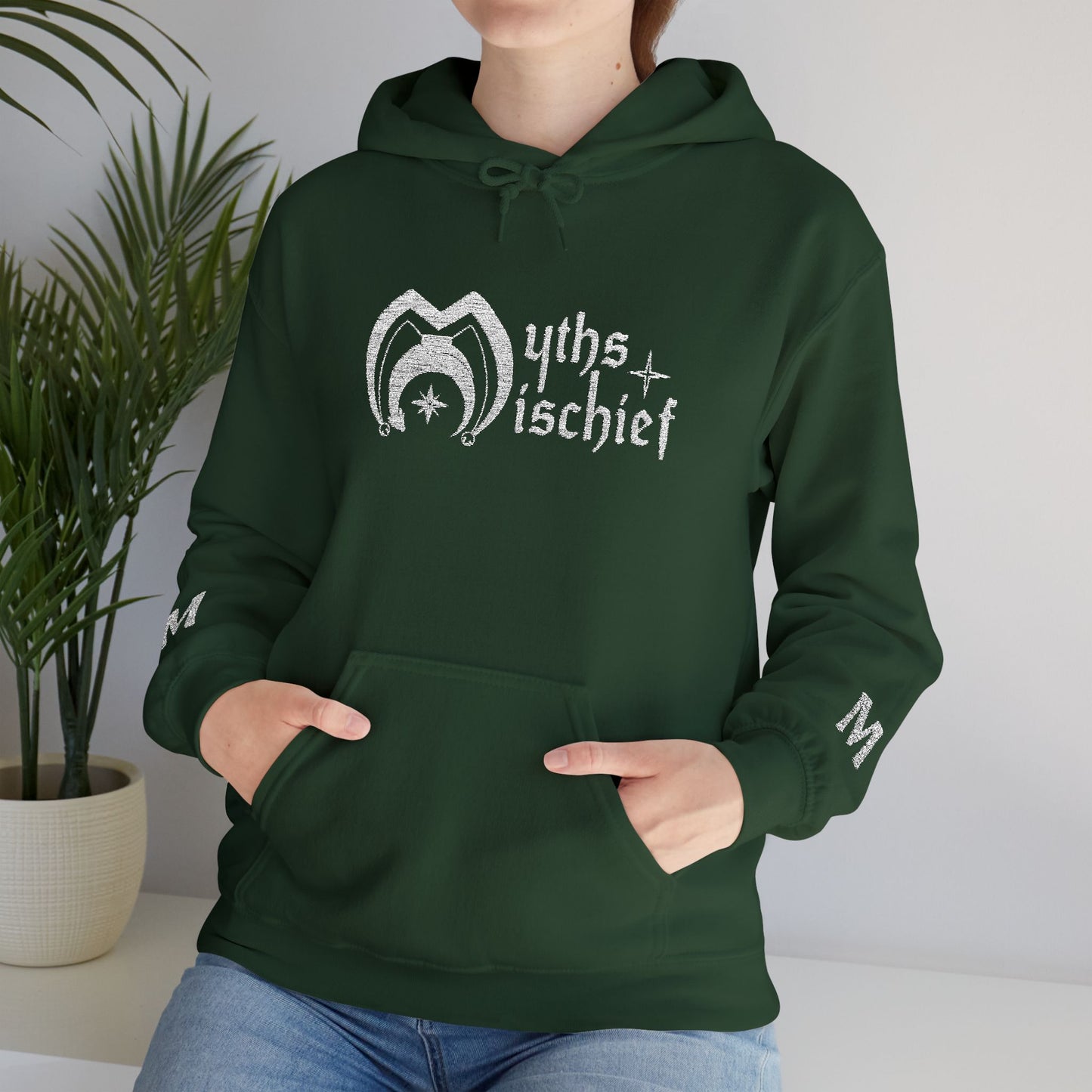 Hooded Sweatshirt - Myths & Mischief - Logo