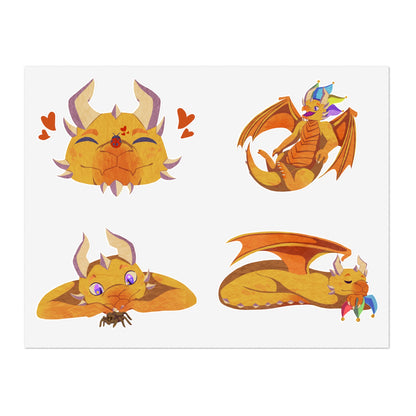 Sticker Sheet – Ravi the Dragon by SharronVan