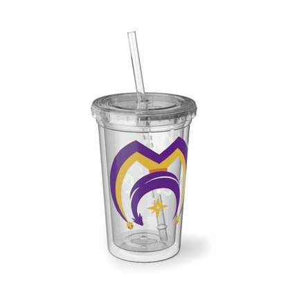 Acrylic Cup with Myths and Mischief Logo