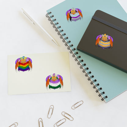 Sticker Sheet - Ravi loves Demi Pride - LGBTQIA+ Medley
