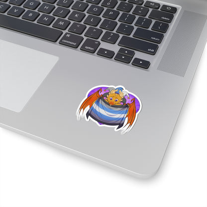 Sticker - Ravi has Demi-Boy Pride - LGBTQIA+