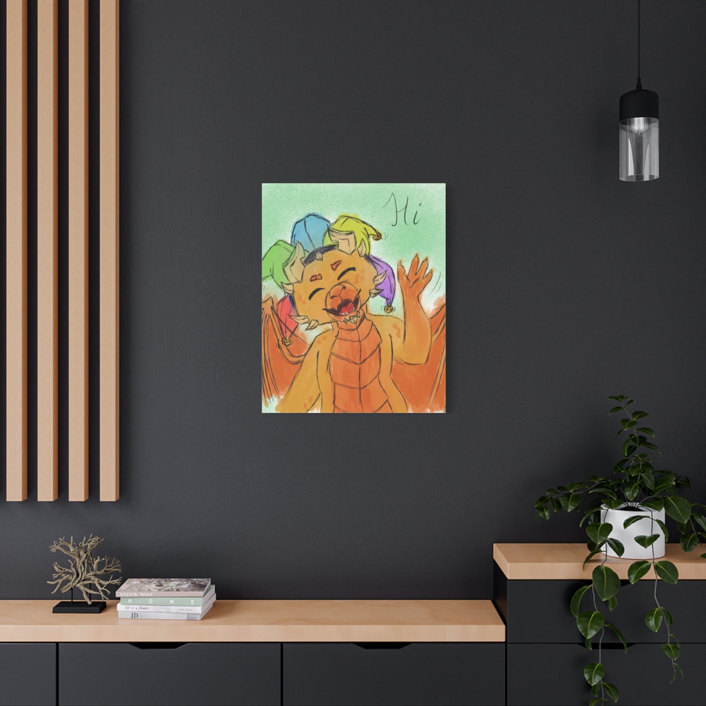 Canvas Print – Ravi Waving “Hi” by FoeTwentyFour