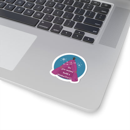 Sticker - Blanket Fort - Parody Merch