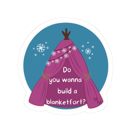Sticker - Blanket Fort - Parody Merch