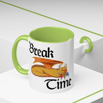 Coffee Mug - "Break Time" - Sleeping Ravi