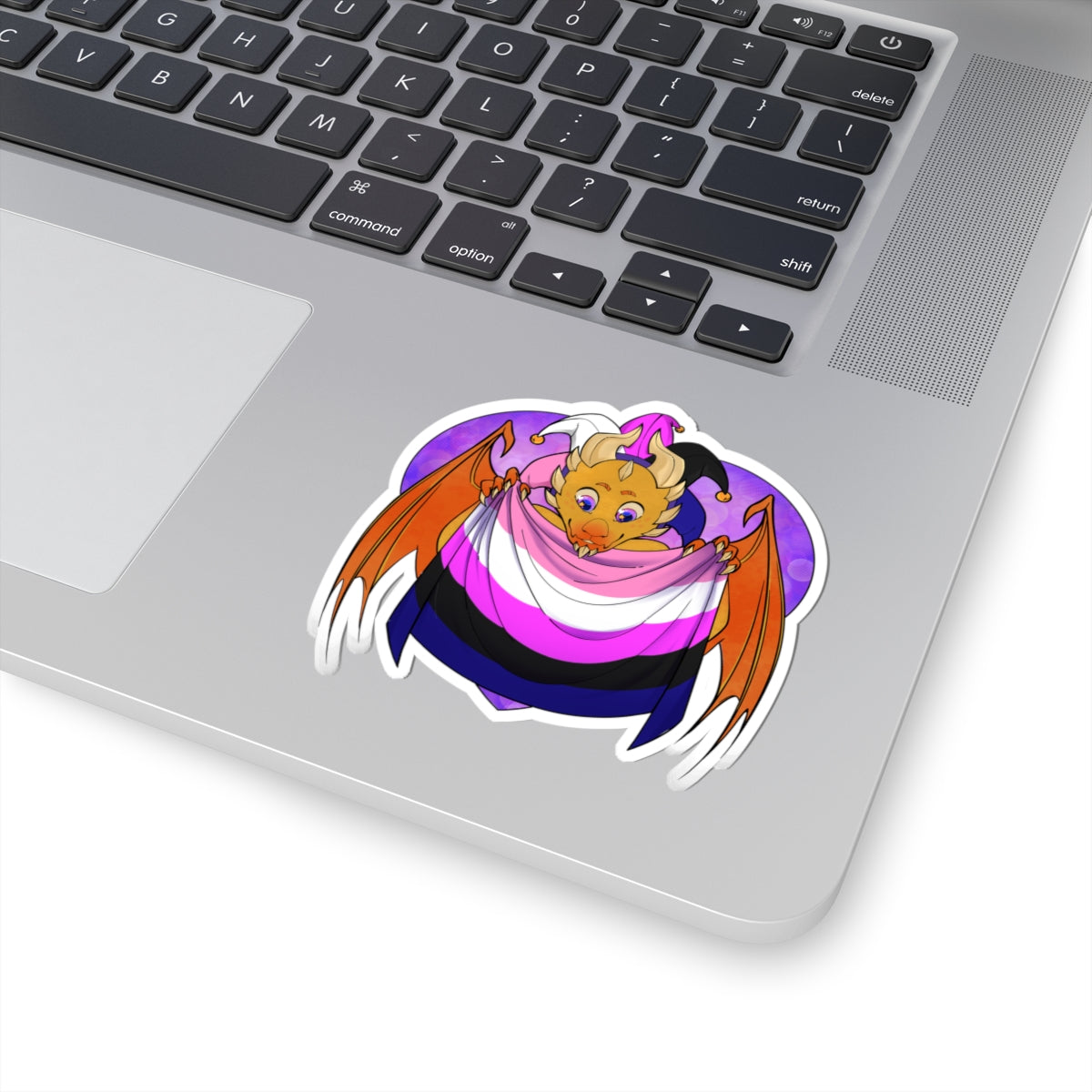 Ravi Sticker – Genderfluid Pride by TheDoodler
