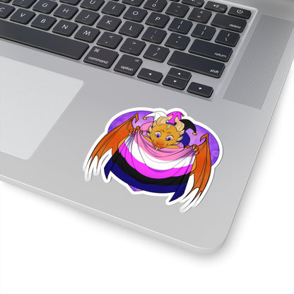 Ravi Sticker – Genderfluid Pride by TheDoodler